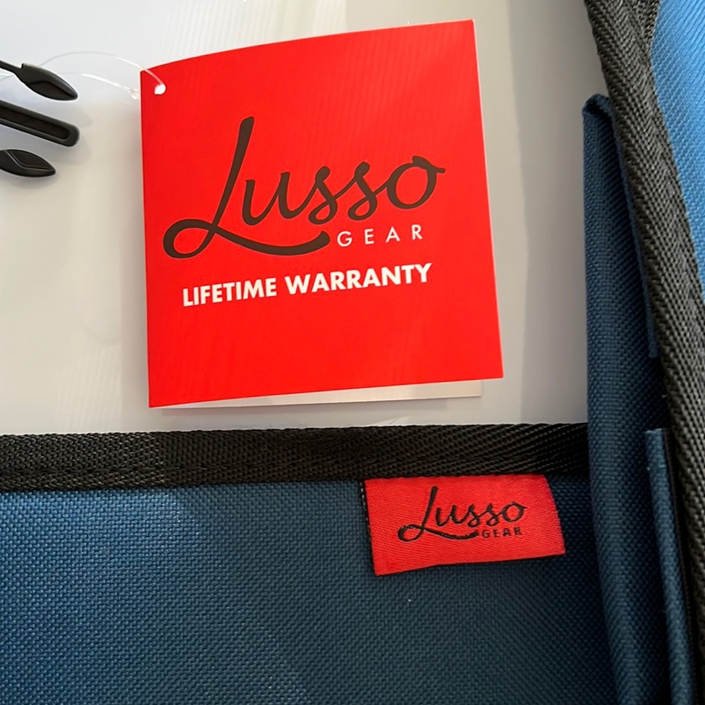 Lusso Gear: Kids Travel Tray with Dry Erase Board, No-Drop Tablet Holder desk